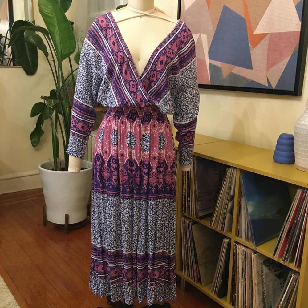 Free People // Boho print dress